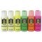 FolkArt Glow In The Dark Acrylic Paints - Set of 6, Assorted, 2 oz Bottles